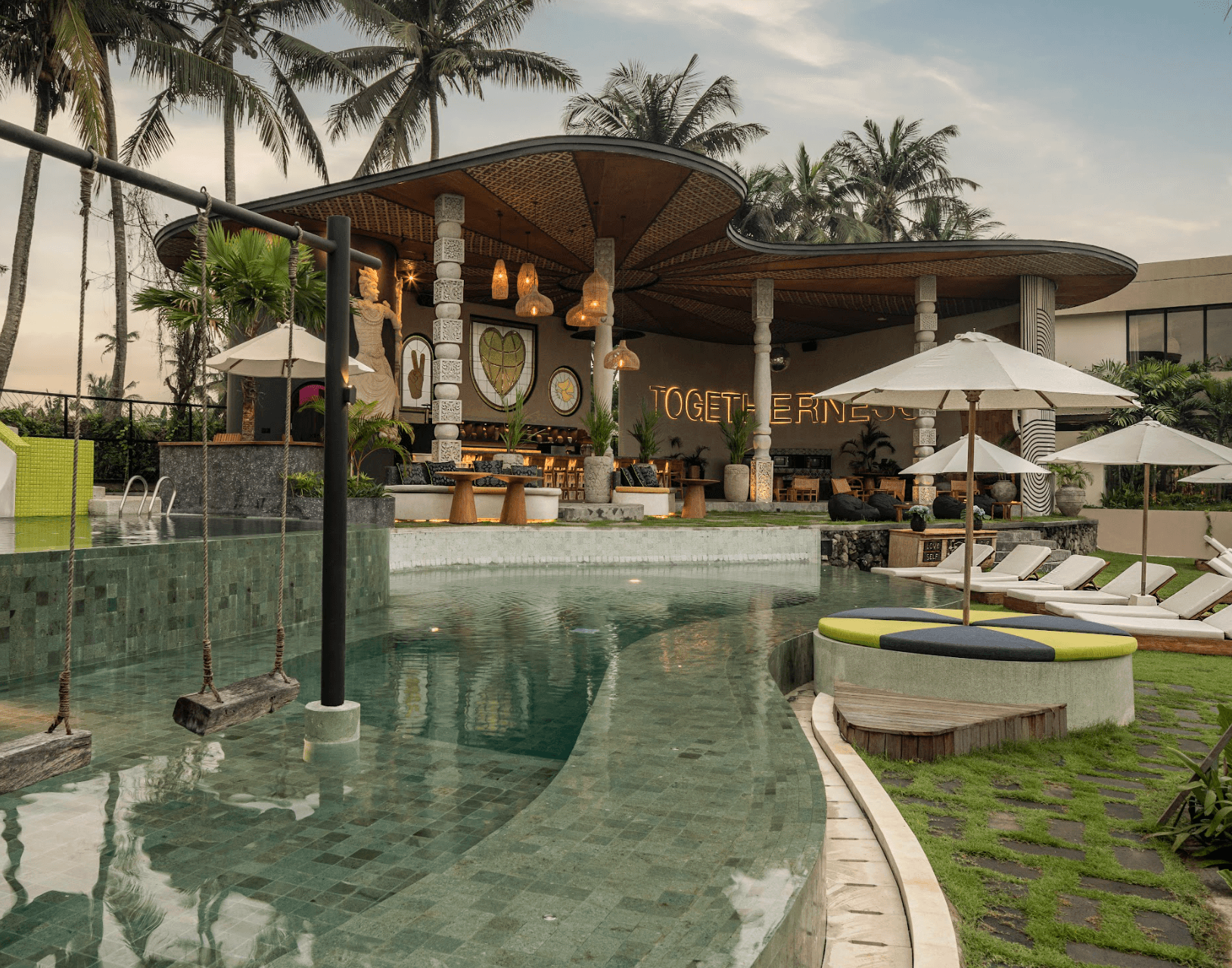 Digital Squad team working together in Bali