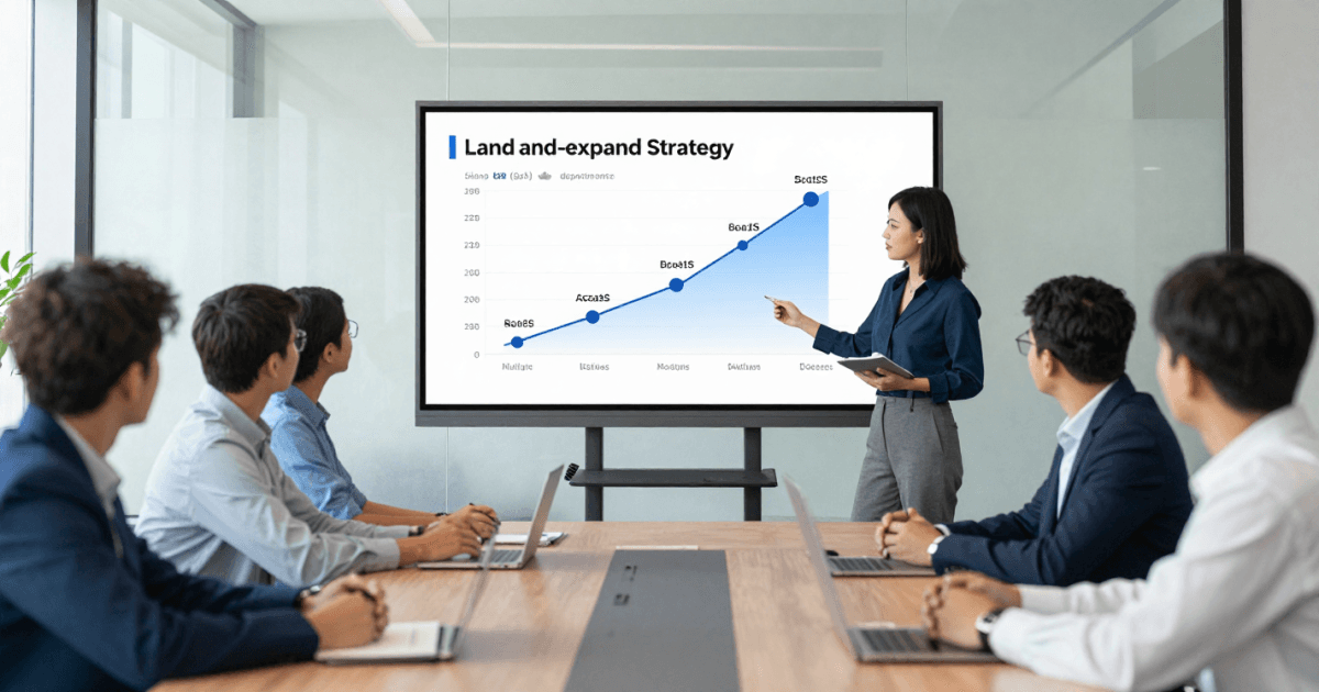 August 7, 2026 What Is a Land-and-Expand Strategy in B2B SaaS Marketing?